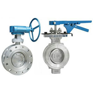 Dobleng Offset na Butterfly Valve